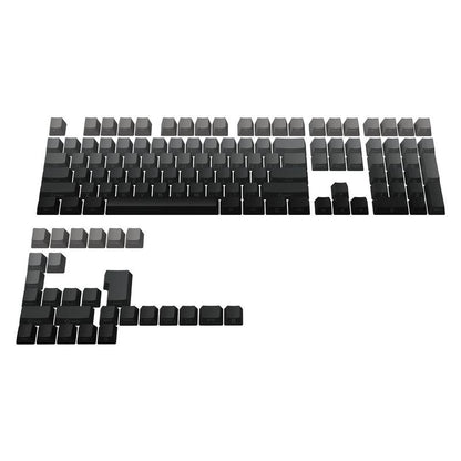 Gradient Color 120-Key PBT Keycaps, 1 Set Colorful Glow in the Dark Mechanical Keyboard Keycaps, Side-Engraved Translucent Durability Keycaps for Mechanical Keyboard
