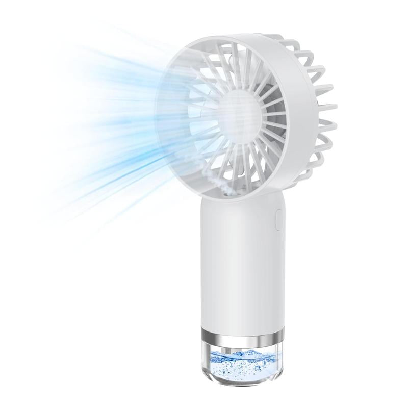 Handheld Misting Fan, USB Rechargeable Handheld Spray Fan, Portable Handheld Spray Fan, Portable Fan for Home, Office, Travel, Outdoor, Back to School Gifts